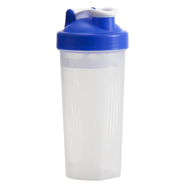 Shaker Muscle Up 600 ml, niebieski/transparentny-2013160
