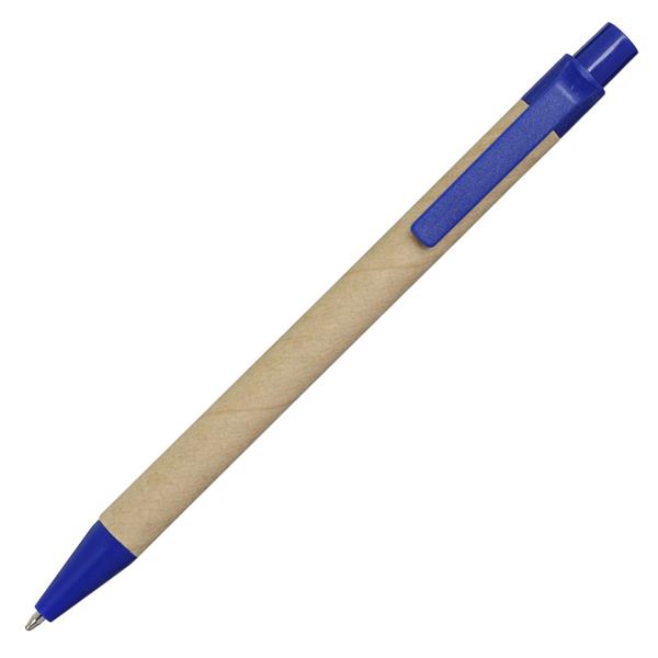 Długopis Eco, niebieski/brązowy-545708