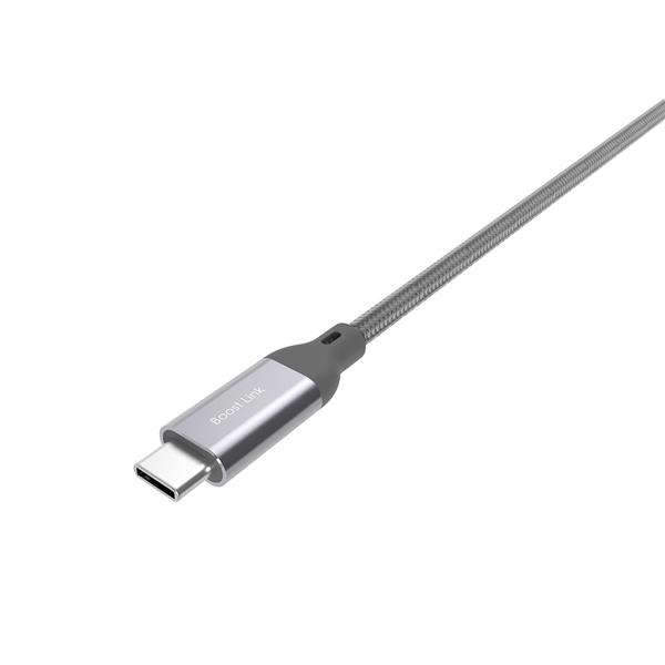 Nylonowy kabel do transferu danych LK30 Typ - C Quick Charge 3.0-656455
