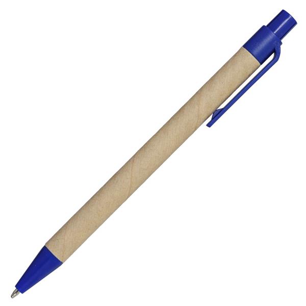Długopis Eco, niebieski/brązowy-545707