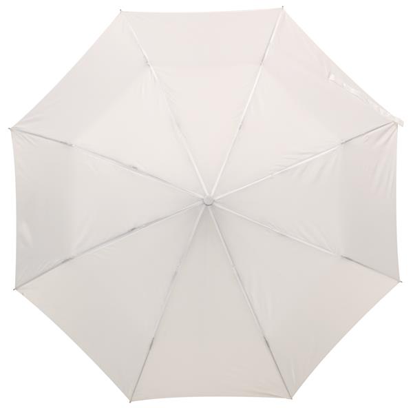 Automatyczny parasol kieszonkowy, PRIMA, biały-597049