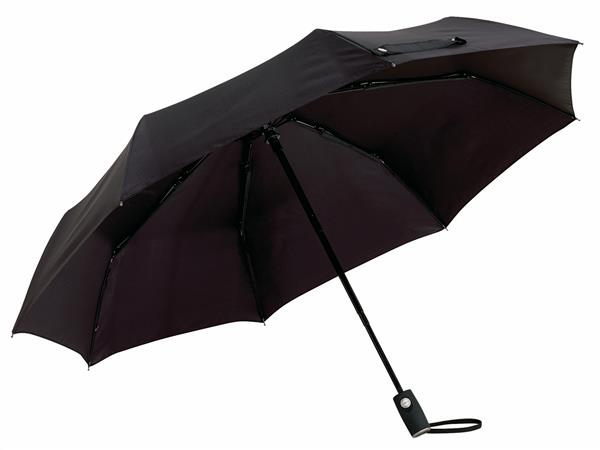 Automatyczny, wiatroodporny, składany parasol ORIANA, czarny-2302974