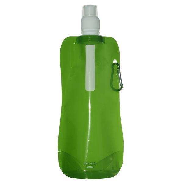 Składany bidon Extra Flat 480 ml, zielony-2011220