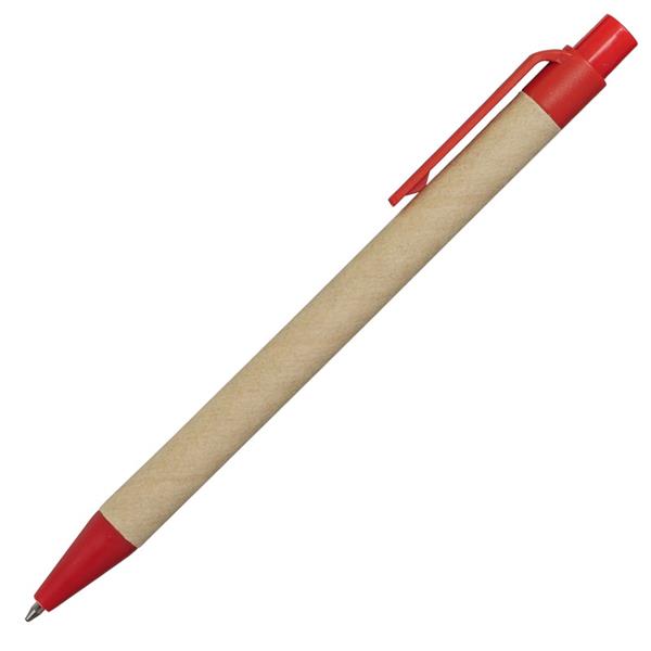 Długopis Eco, czerwony/brązowy-545714