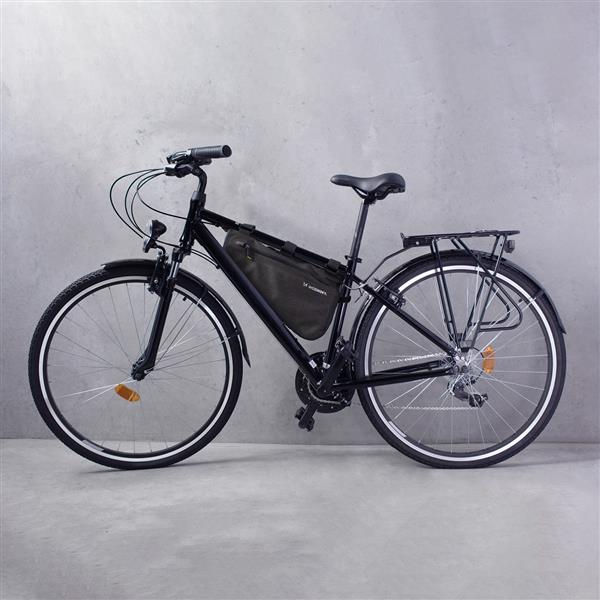 Wozinsky torba rowerowa na ramę roweru 5 l szara (WBB15BK)-3101848