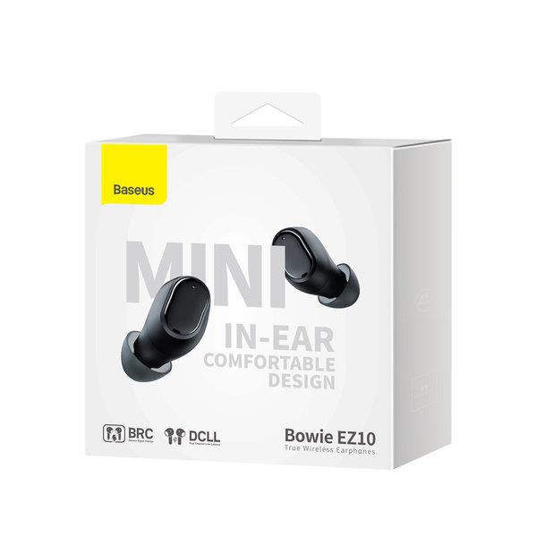 Słuchawki bezprzewodowe TWS Bluetooth 5.3 Baseus Bowie EZ10 - czarne-3123636