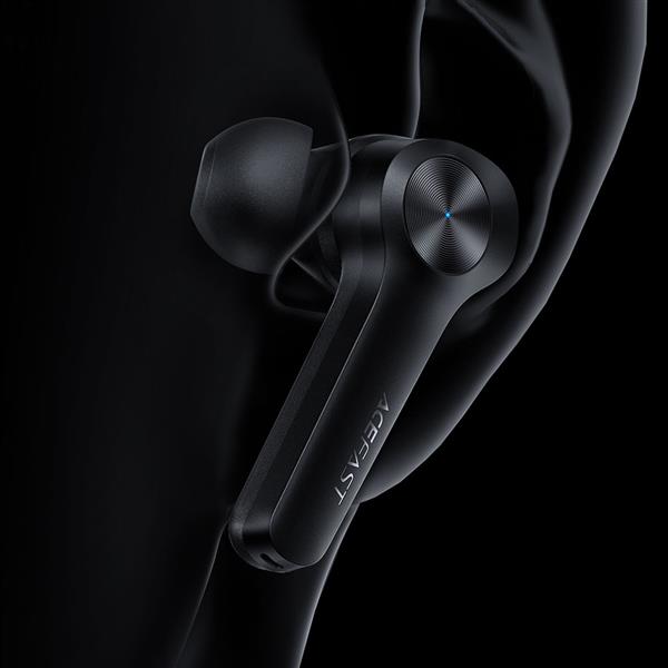 Acefast gamingowe dokanałowe słuchawki bezprzewodowe TWS Bluetooth 5.0 opóźnienie 65ms wodoodporne IPX5 czarny (T4 black)-2380833