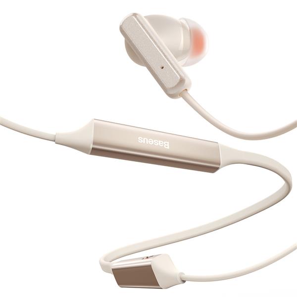 Słuchawki bezprzewodowe Bluetooth TWS ANC Baseus Bowie U2 Pro - kremowo-białe-3104506