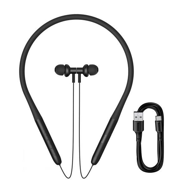 Słuchawki bezprzewodowe Bluetooth 5.3 neckband Baseus Bowie P1x - czarne-3119102