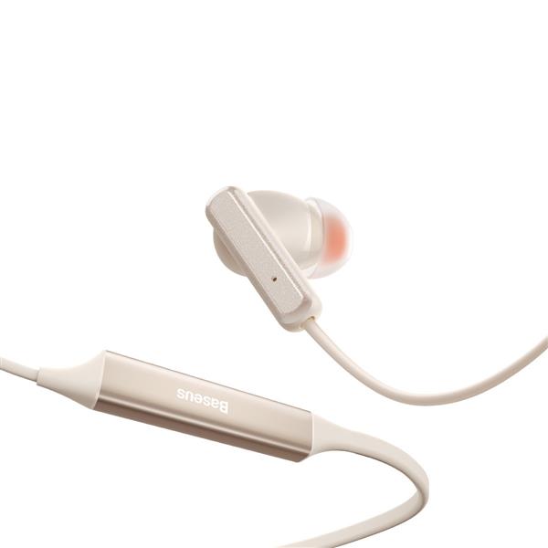 Słuchawki bezprzewodowe Bluetooth TWS ANC Baseus Bowie U2 Pro - kremowo-białe-3104509