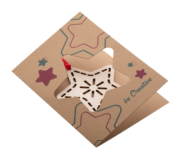karta/kartka świąteczna - gwiazda TreeCard Eco-3143882