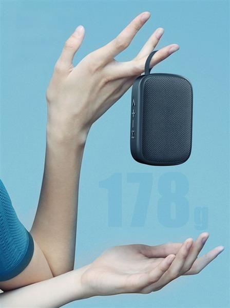 WK Design przenośny bezprzewodowy głośnik Bluetooth 5.0 3W czarny (D20)-2173686