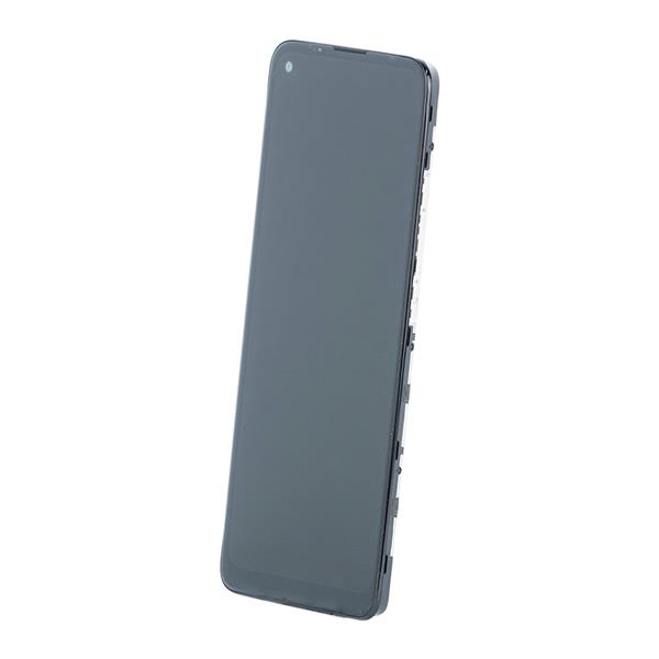 LCD + Panel Dotykowy Motorola Moto G9 Power 5D68C17634 czarny z ramką oryginał-3025772