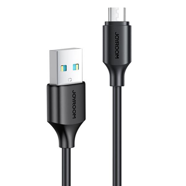 Joyroom kabel USB-A - Micro USB 480Mb/s 2.4A 0.25m czarny (S-UM018A9)-2428478