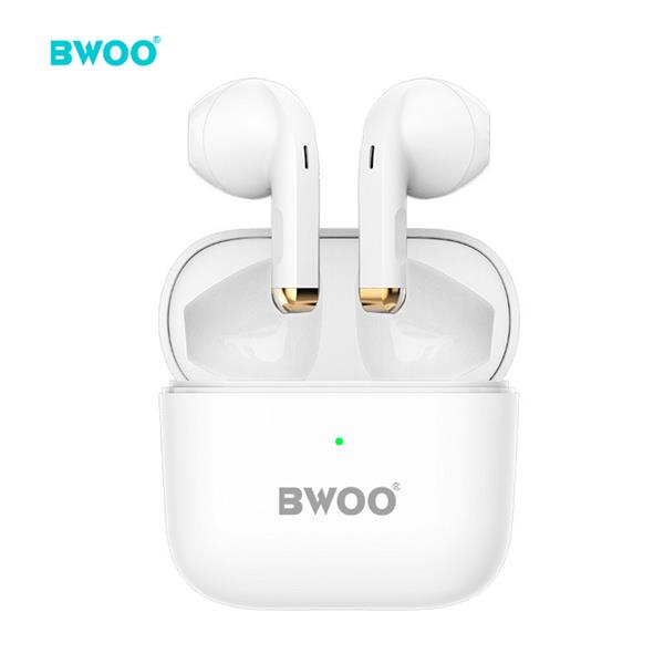 BWOO słuchawki Bluetooth TWS BW66 białe douszne-2059061