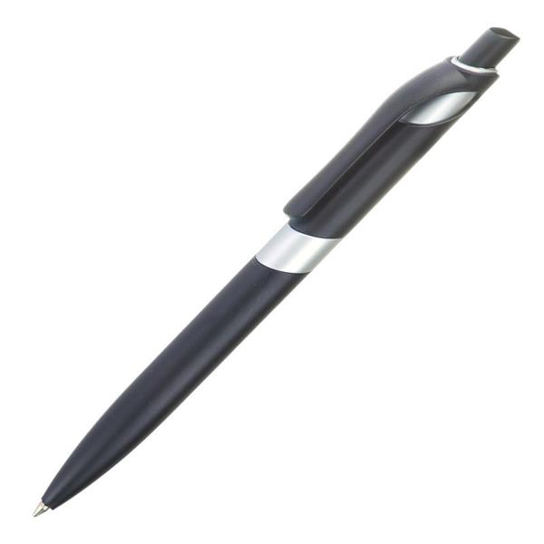 Długopis Marbella, srebrny/czarny-2010709