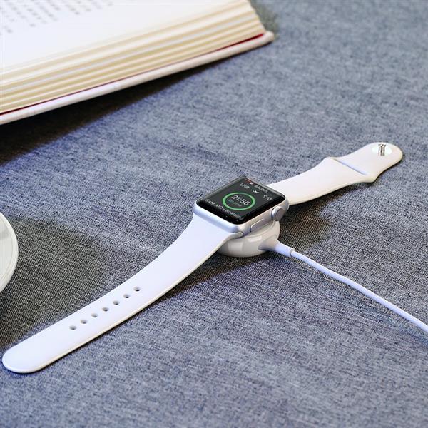 Ugreen bezprzewodowa ładowarka MFI Qi do Apple Watch z wbudowanym kablem 1m biały (CD177)-2268830