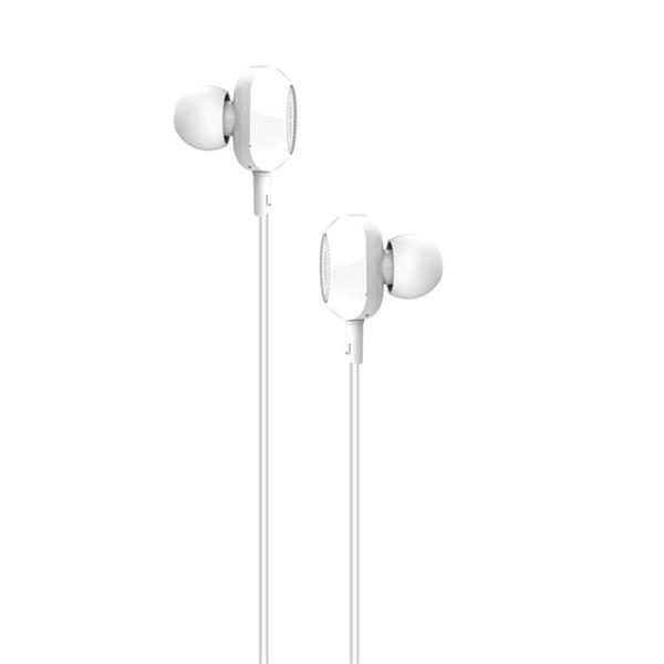 XO Słuchawki przewodowe EP1 jack 3,5mm białe-1566894