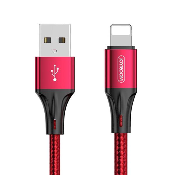 Joyroom kabel USB - Lightning 3 A 0,2 m czerwony (S-0230N1)-2204278