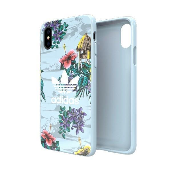 Etui Adidas OR SnapCase Floral na iPhone X/Xs 32139 - szare CJ8322-2284625