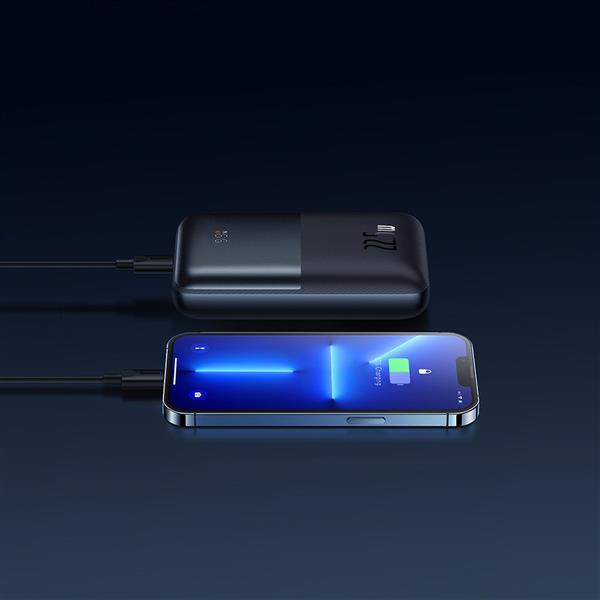 Powerbank Baseus Bipow Pro 20000mAh 22.5W czarny z kablem USB Typu A - USB Typu C 3A 0.3m (PPBD040301)-2416448