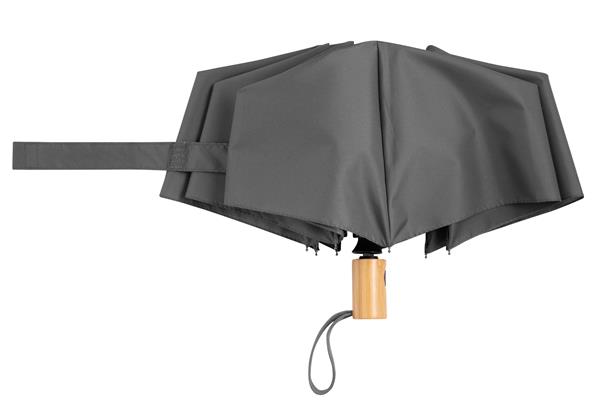 Automatyczny, wiatroodporny parasol kieszonkowy CALYPSO, szary-2942190