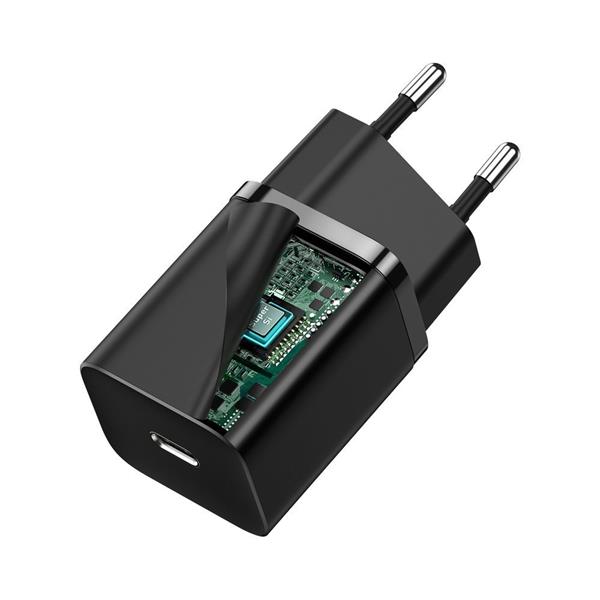 Baseus Super Si 1C szybka ładowarka USB Typ C 30W Power Delivery Quick Charge czarny (CCSUP-J01)-2207879