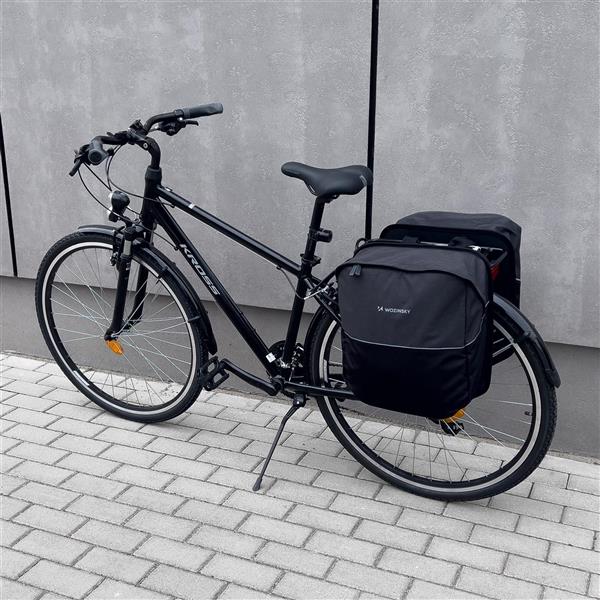 Wozinsky sakwa rowerowa na bagażnik 20l czarna (WBB32BK)-2261006