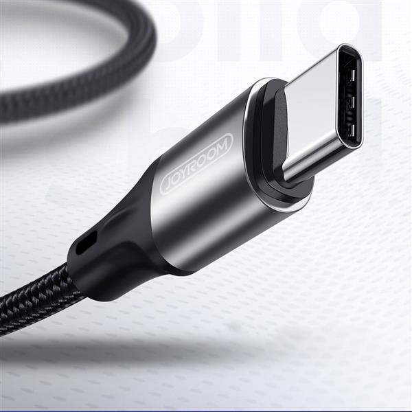 Joyroom kabel USB - USB Typ C 3 A 0,2 m czarny (S-0230N1)-2204315