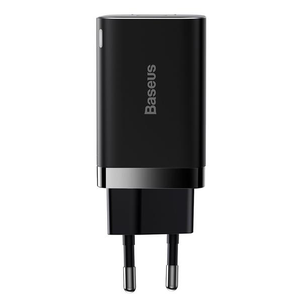 Baseus Super Si Pro szybka ładowarka USB / USB Typ C 30W Power Delivery Quick Charge czarny (CCSUPP-E01)-2241724
