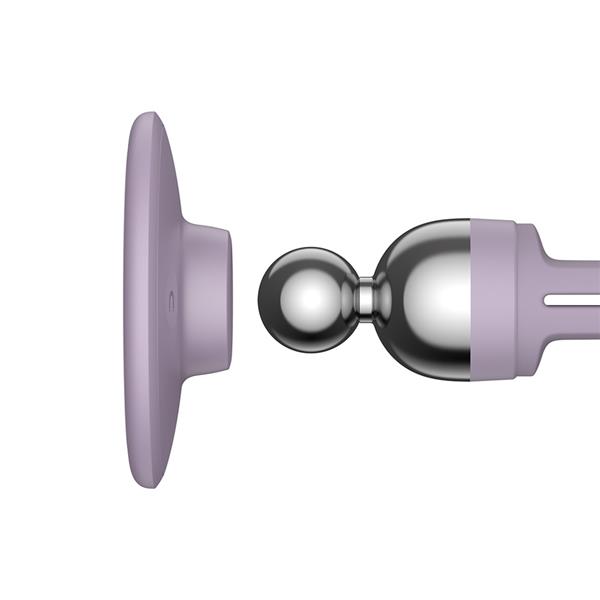 Baseus uchwyt samochodowy C01 magnetyczny fioletowy do kratki-3012927