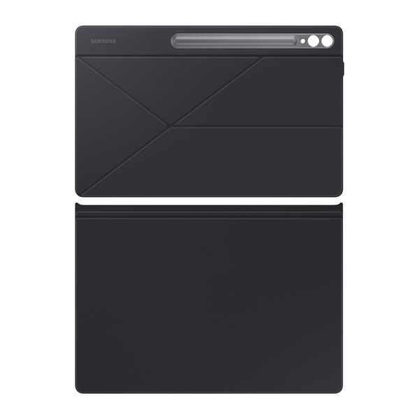 Etui z klapką i podstawką do Samsung Galaxy Tab S9 Ultra Smart Book Cover - białe-3127751
