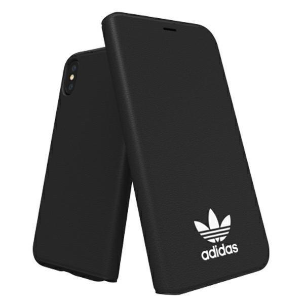 Adidas Booklet Case New Basics iPhone X/Xs czarny biały/black white 29195-2284140