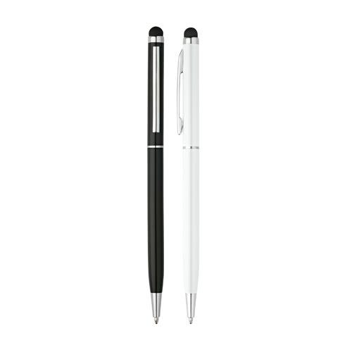 ZOE BK. Długopis z końcówką dotykową, aluminium-2590770
