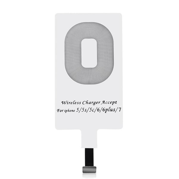 Choetech adapter do bezprzewodowego ładowania Qi Lightning wkładka indukcyjna biały (WP-IP)-2218602