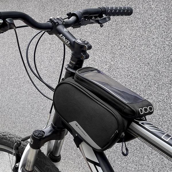 Wozinsky torba rowerowa na ramę + odczepiany pokrowiec na telefon do 6,5