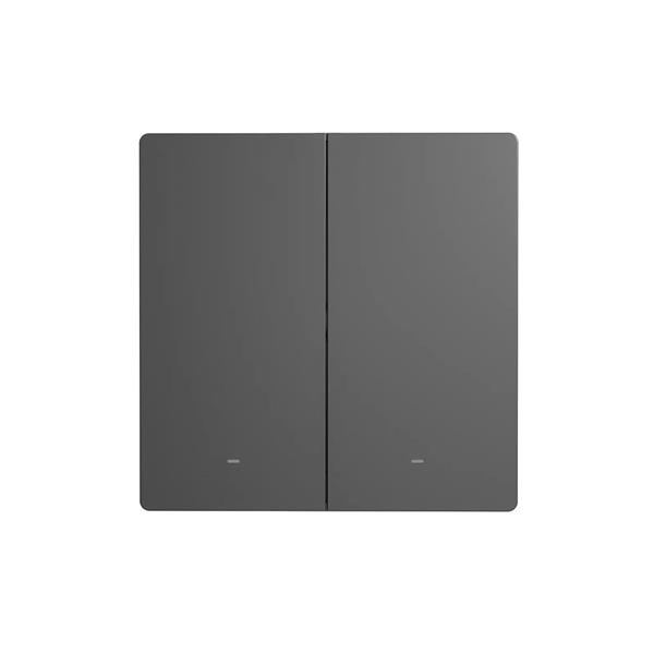 Sonoff inteligentny 2-kanałowy przełącznik ścienny Wi-Fi czarny (M5-2C-86)-2394511
