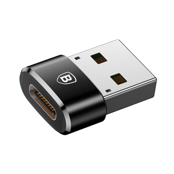 Baseus adapter przejściówka ze złącza USB Type-C na USB czarny (CAAOTG-01)-2138700