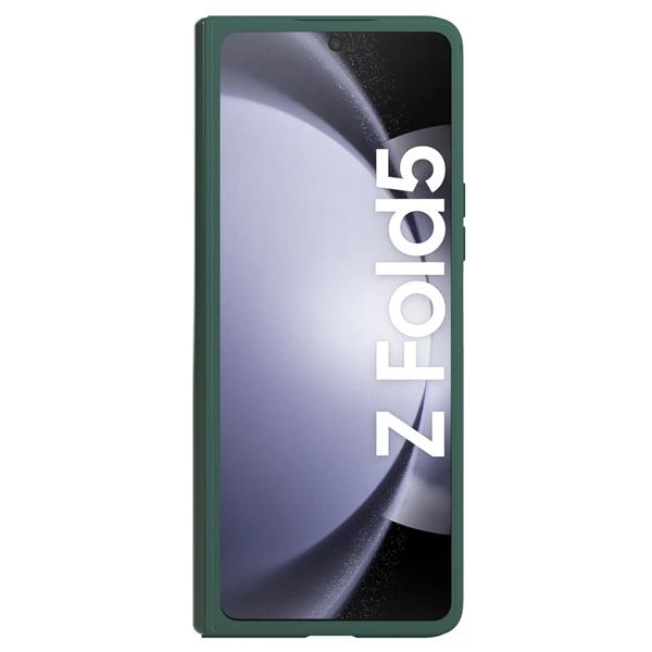 Silikonowe etui Nillkin CamShield Silky Silicone Case do Samsung Galaxy Z Fold 5 z osłoną na aparat - ciemnozielone-3131660