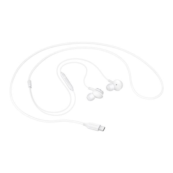 Samsung AKG przewodowe słuchawki dokanałowe USB Typ C ANC (aktywna redukcja szumu) biały (EO-IC100BWEGEU)-2181602