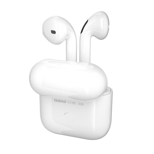 Dudao douszne bezprzewodowe słuchawki Bluetooth TWS (U14B-White)-2220038