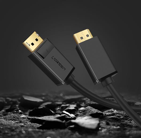 Ugreen kabel przewód DisplayPort 1.2 4K 2 m czarny (DP102 10211)-2169687