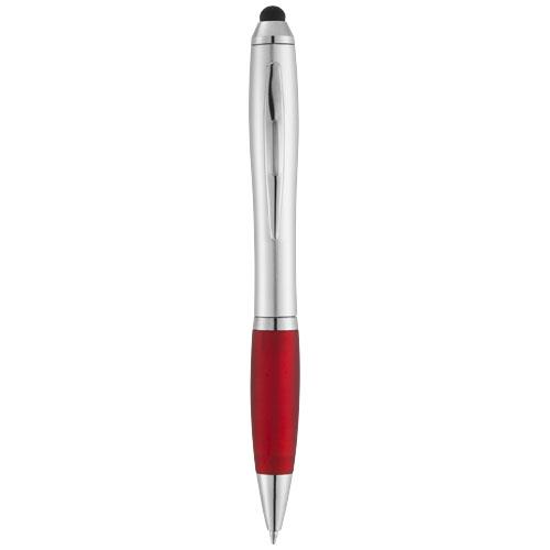 Długopis ze stylusem i kolorowym uchwytem Nash-2310227