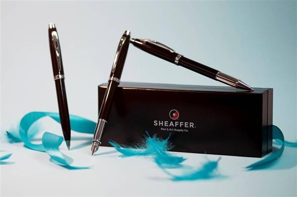 9338 Długopis Sheaffer kolekcja 100, czarny, wykończenia chromowane-3039577