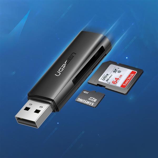 Czytnik kart SD/TF Ugreen CM264 USB 3.0 - czarny-3130132