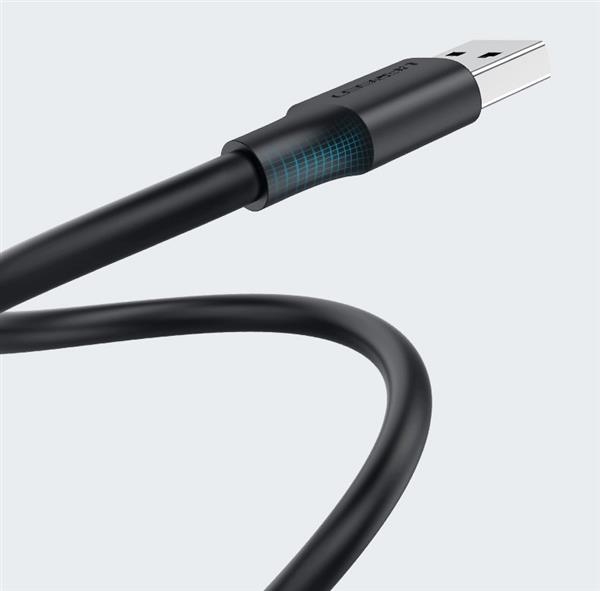 Ugreen kabel przewód USB 2.0 (męski) - USB 2.0 (męski) 0,5 m czarny (US128 10308)-2164860