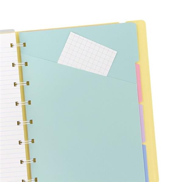 Notebook fILOFAX CLASSIC Pastels A5 blok w linie, pastolowy żółty-3039840