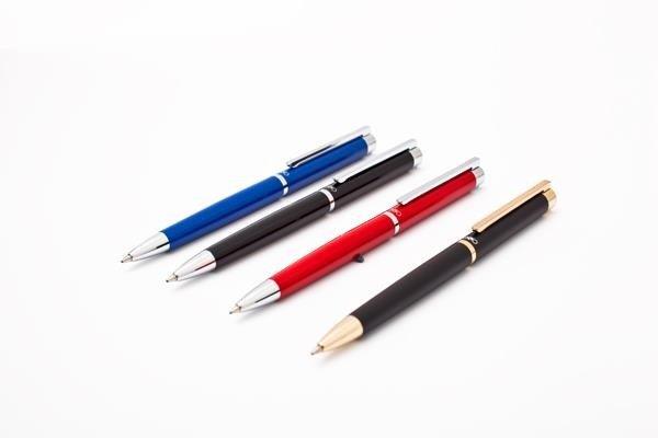 Długopis EXO Vela, czarny, wykończenia chromowane-3039721