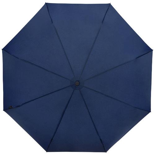 Składany wiatroodporny parasol 51 cm z PET z recyklingu Birgit-2334499