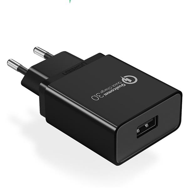 Ugreen ładowarka sieciowa USB-A QC3.0 18W czarna (CD122)-2950395